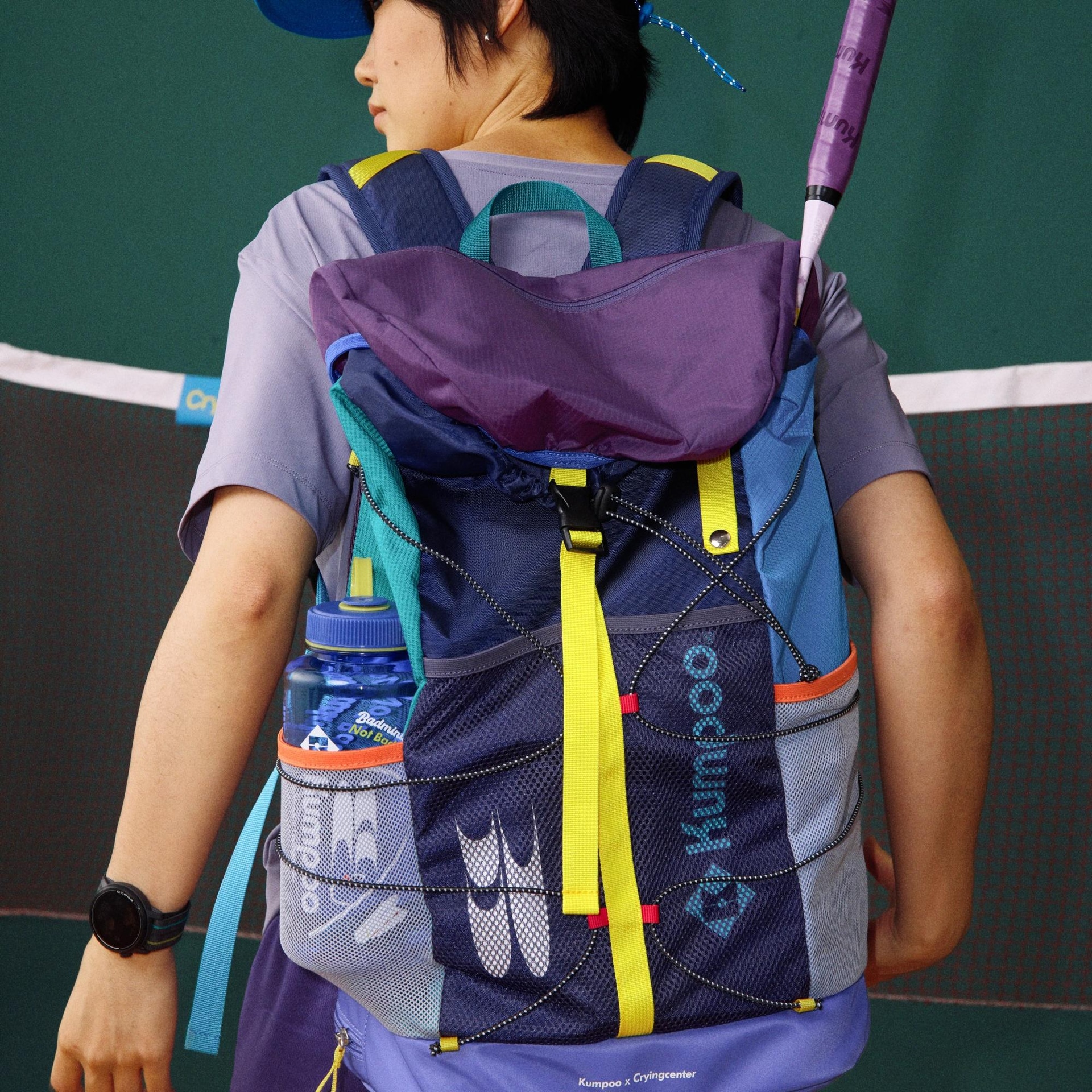 Crying Center ×kumpoo Dopamine Backpack Purple — фото 2