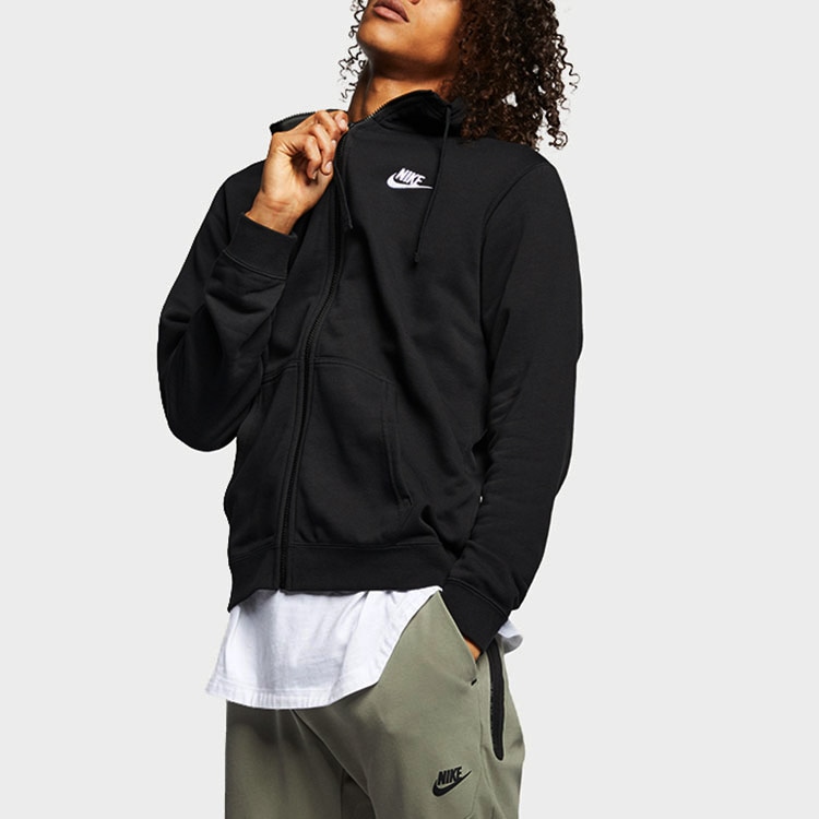 Nike Sportswear Hoodie Jacket Black — фото 2