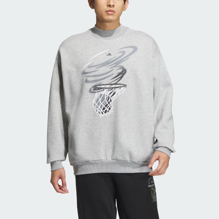 Adidas Basketball Crew Sweatshirt — фото 1