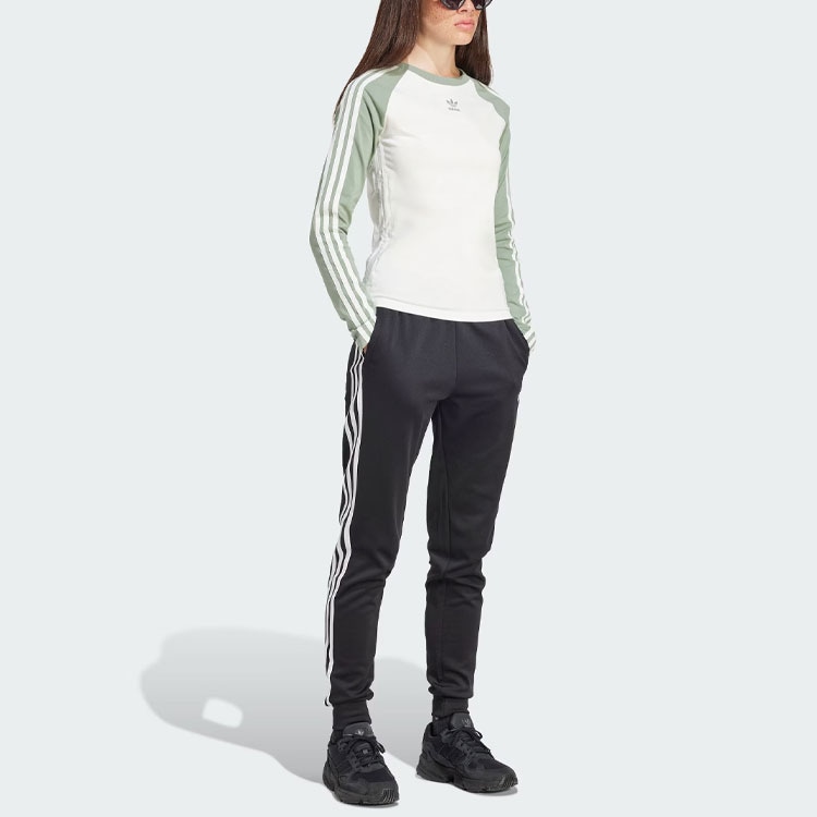 Adidas originals Slim Fit Long Sleeve Logo T — фото 3
