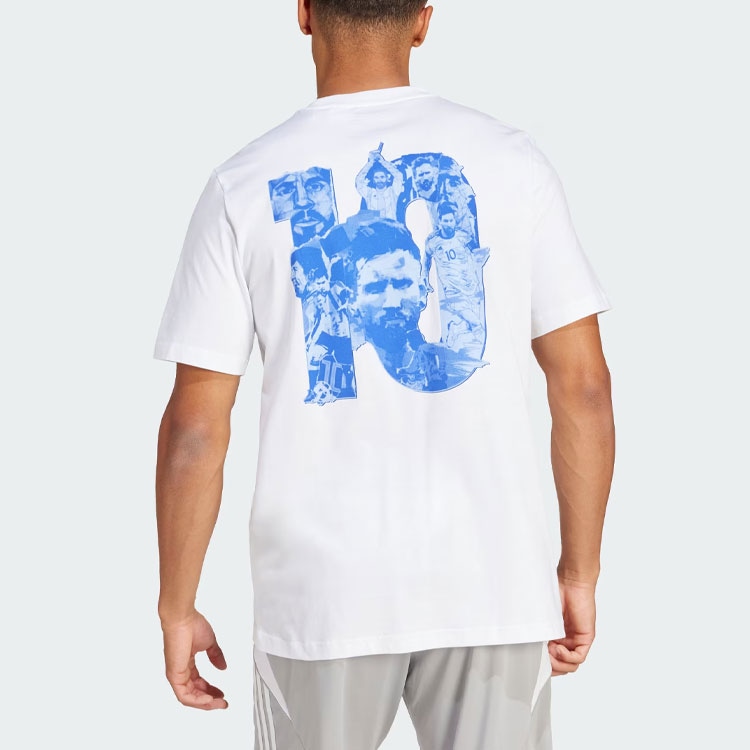 Adidas Messi Series T-Shirt White — фото 2