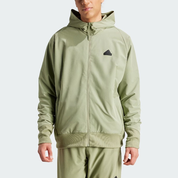 Adidas Z.N.E. Woven Full-Zip Hooded Track Top Logo — фото 1