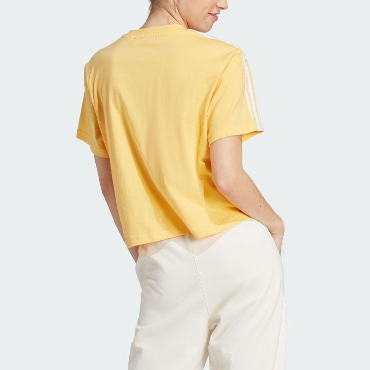 Adidas Essential Tee Light Yellow — фото 2