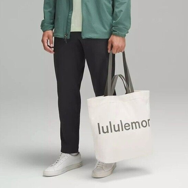 Lululemon Canvas Tote Ivory/Sage — фото 1
