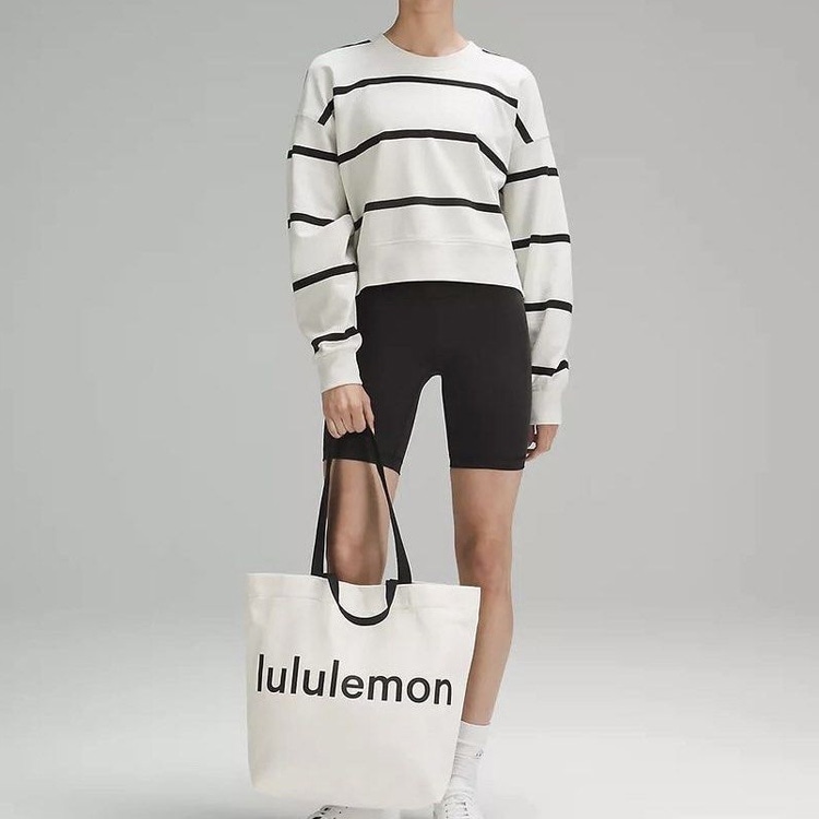 Lululemon Canvas Tote Ivory/Sage — фото 3