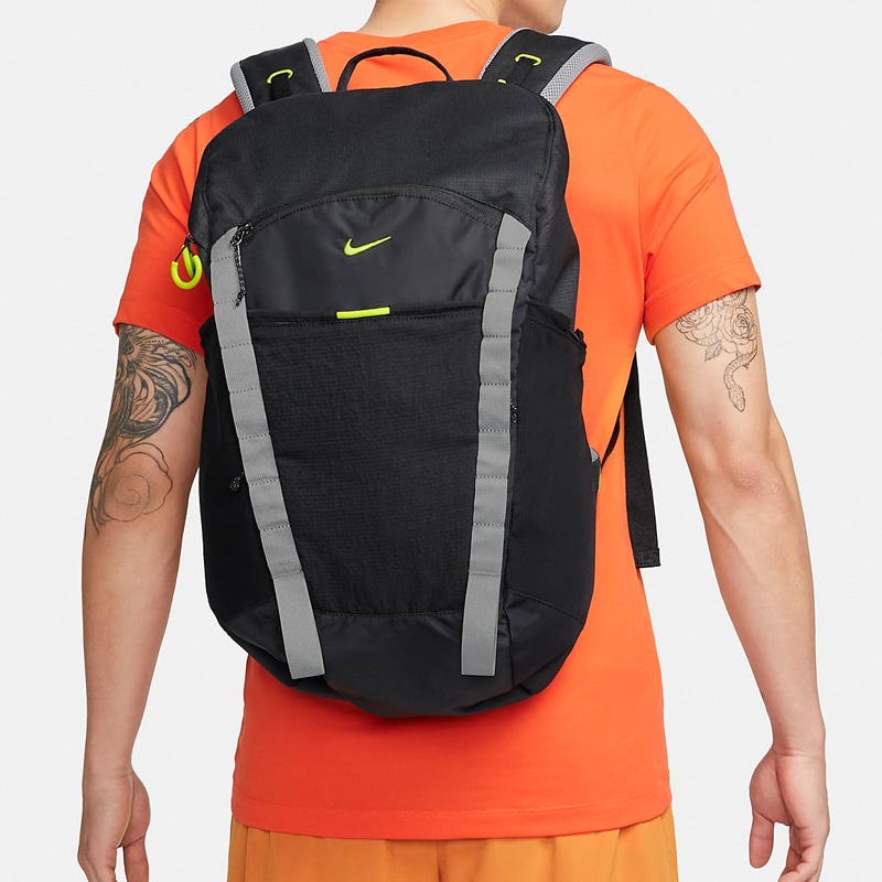 Nike Hike Backpack Black Grey Green — фото 5