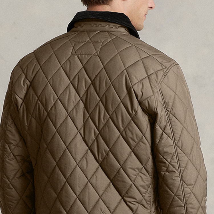 Polo Ralph Lauren Quilted Jacket Brown — фото 6