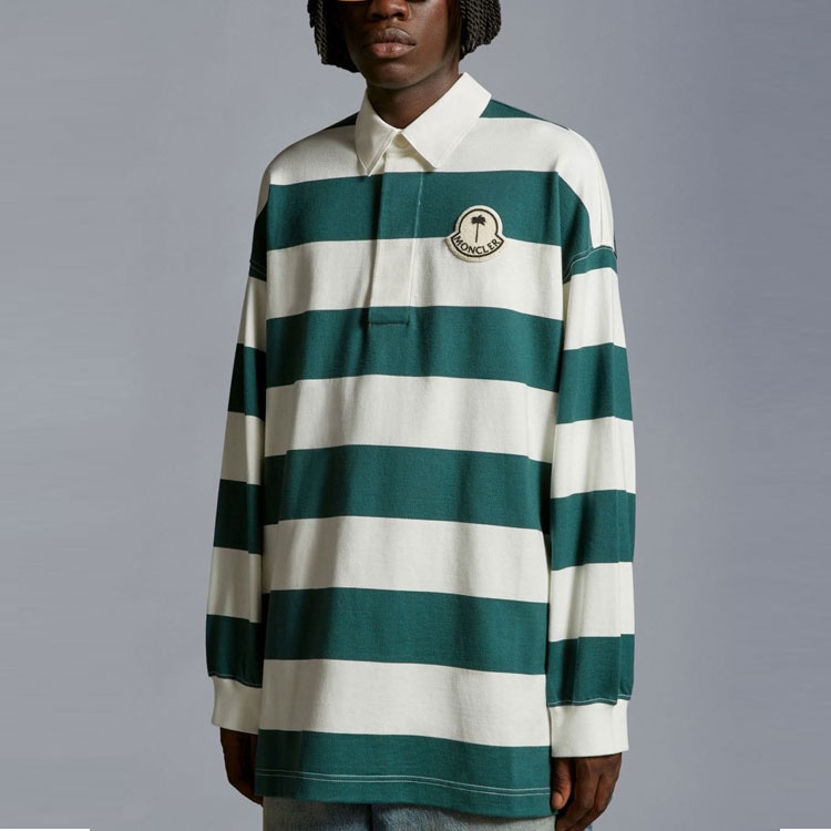 Moncler x Palm Angels Striped Polo — фото 1