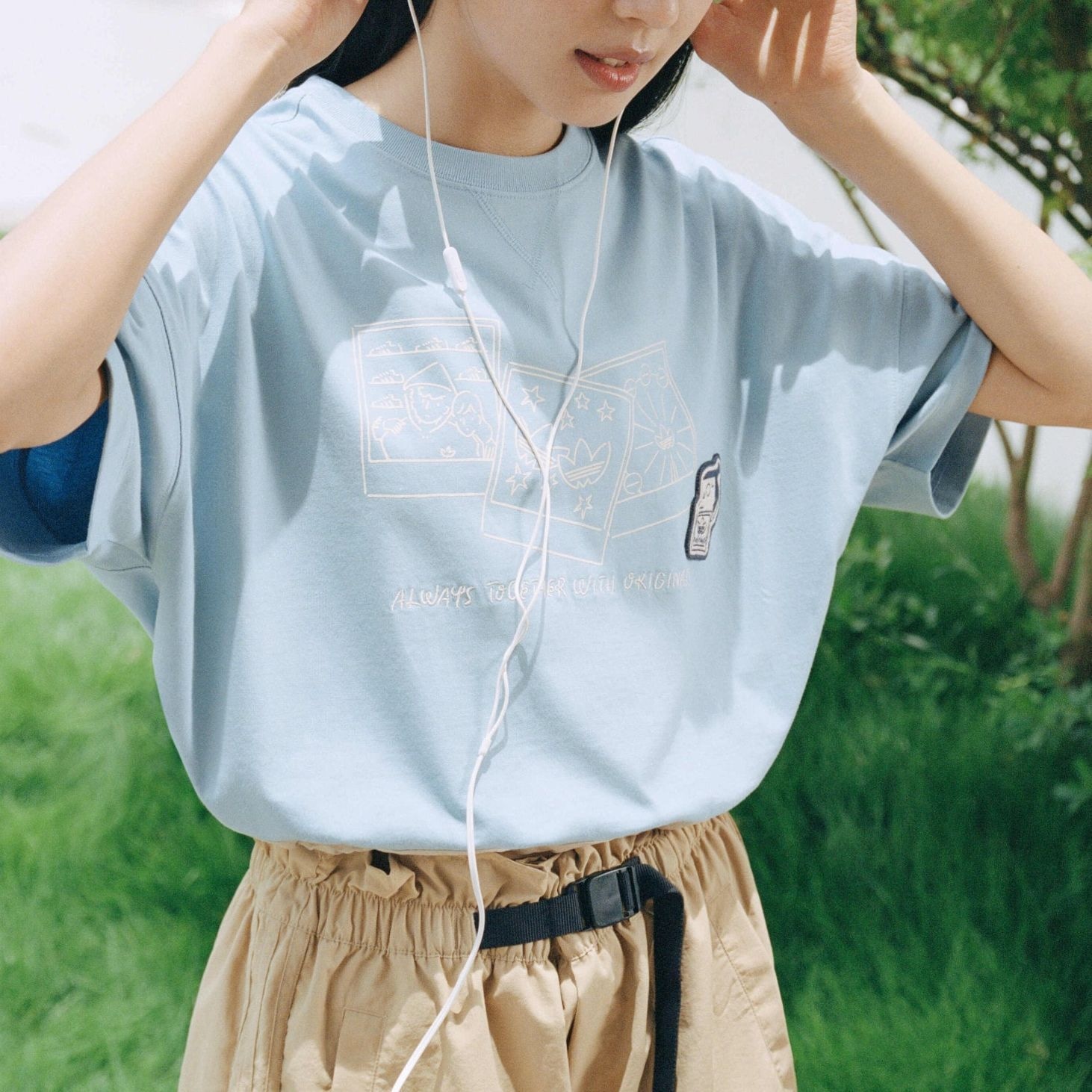 Adidas Originals SS23 Blue Tee — фото 3