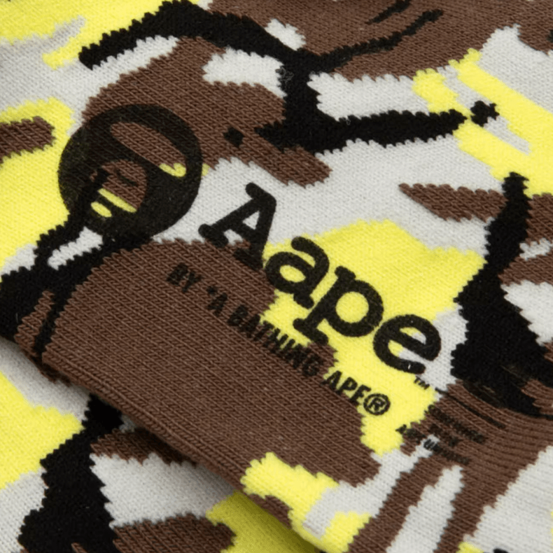 Aape Camo Jacquard Embroidered Socks — фото 7