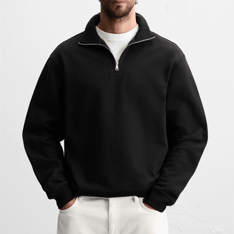 Zara Ribbed Turtleneck Sweatshirt — фото 5
