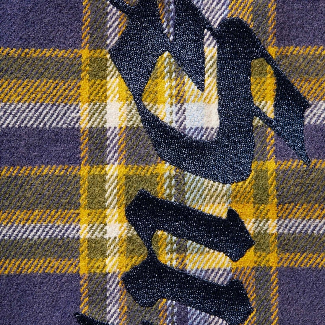 Supreme SS25 Old English Plaid Flannel Shirt — фото 1
