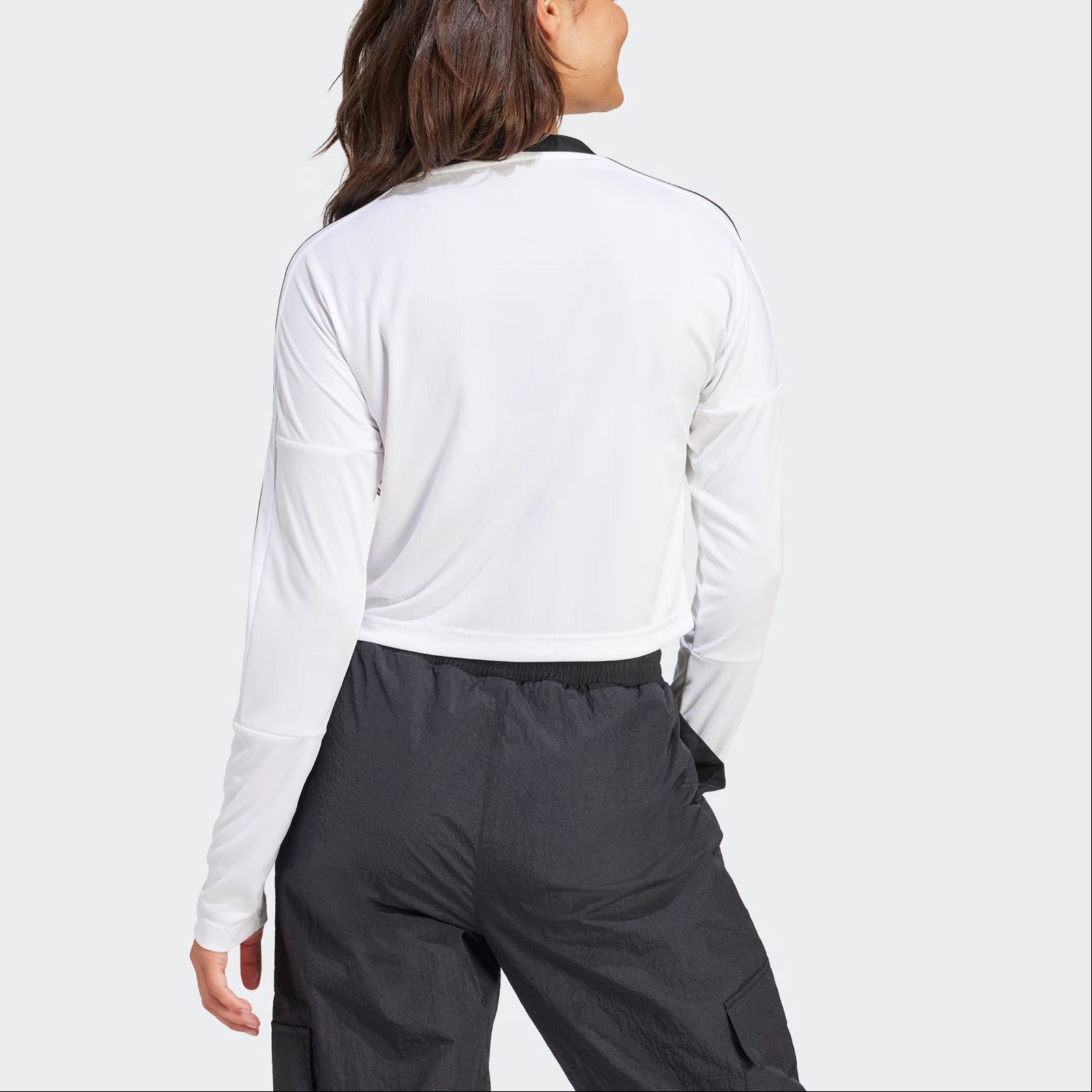 Adidas Tiro 3-Stripes Long Sleeve Tee Logo T — фото 2