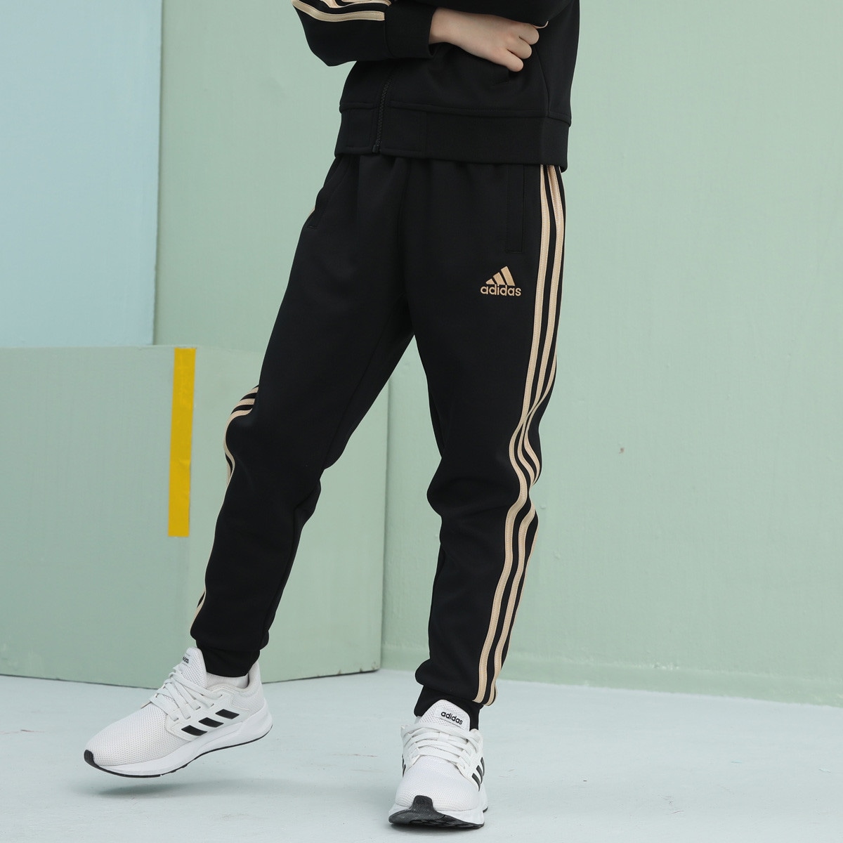 Adidas Taekwondo Kids Black Gold — фото 2