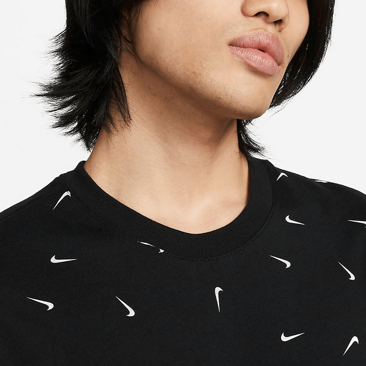 Nike Logo Crewneck T-Shirt Black — фото 4