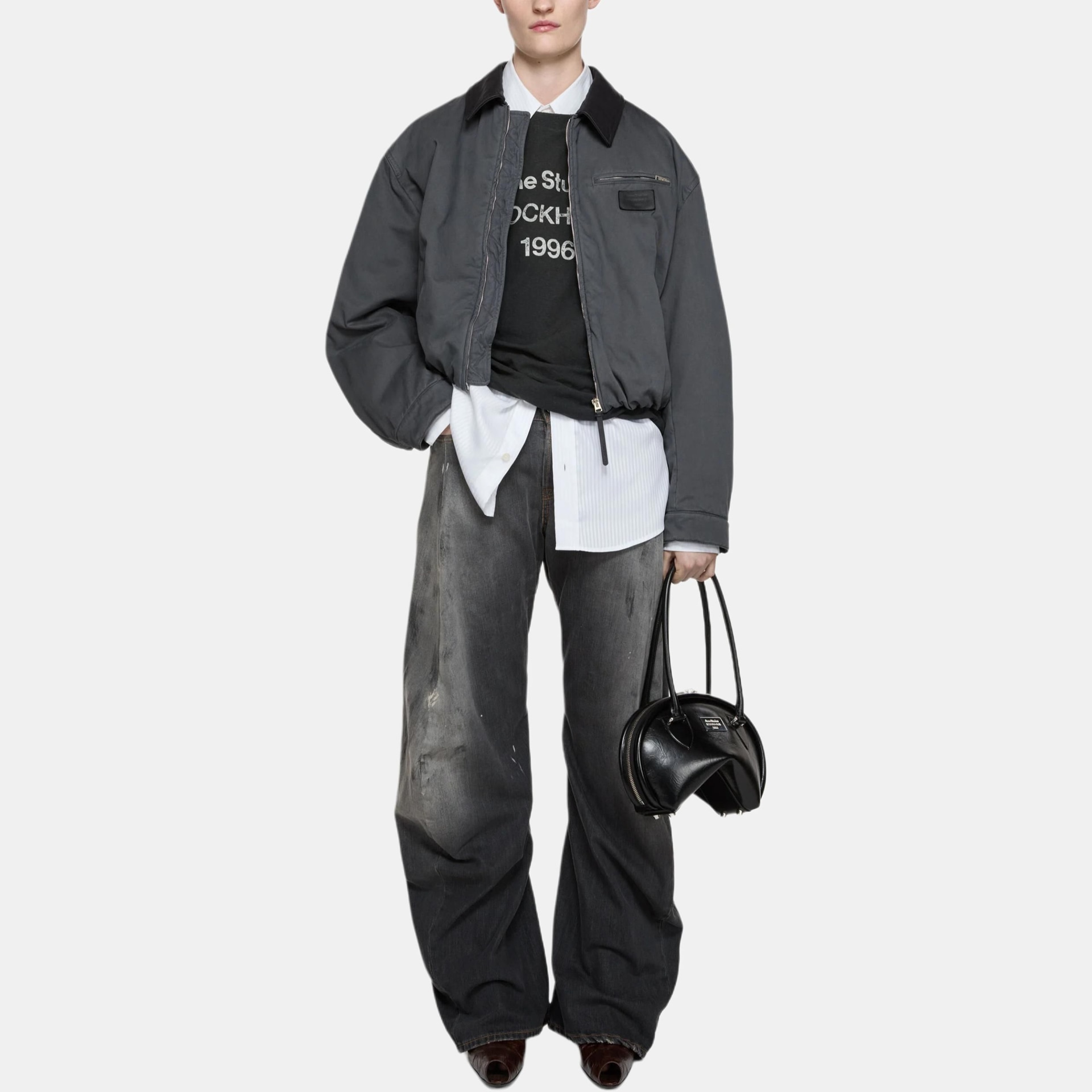 Acne Studios Barn Logo Zip Jacket — фото 3