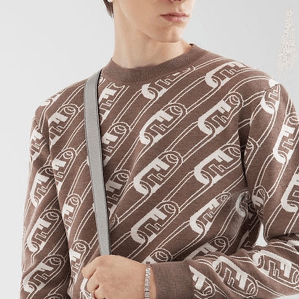 Fendi FW22 Brown Sweater — фото 5