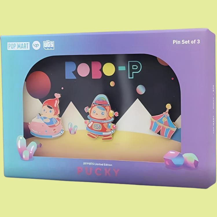 Pop Mart PUCKY BTS Badge — фото 3