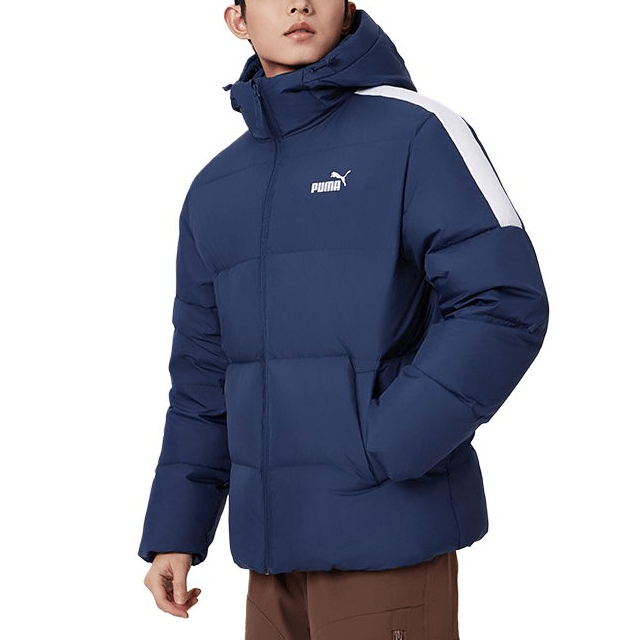 Puma CONTRAST PANEL HOODED DOWN JKT — фото 2