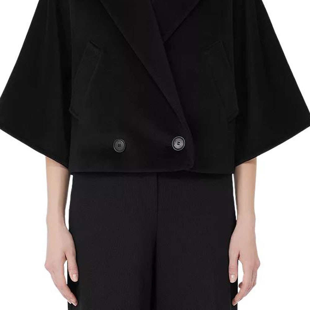MaxMara Double-Breasted Cropped Blazer — фото 6