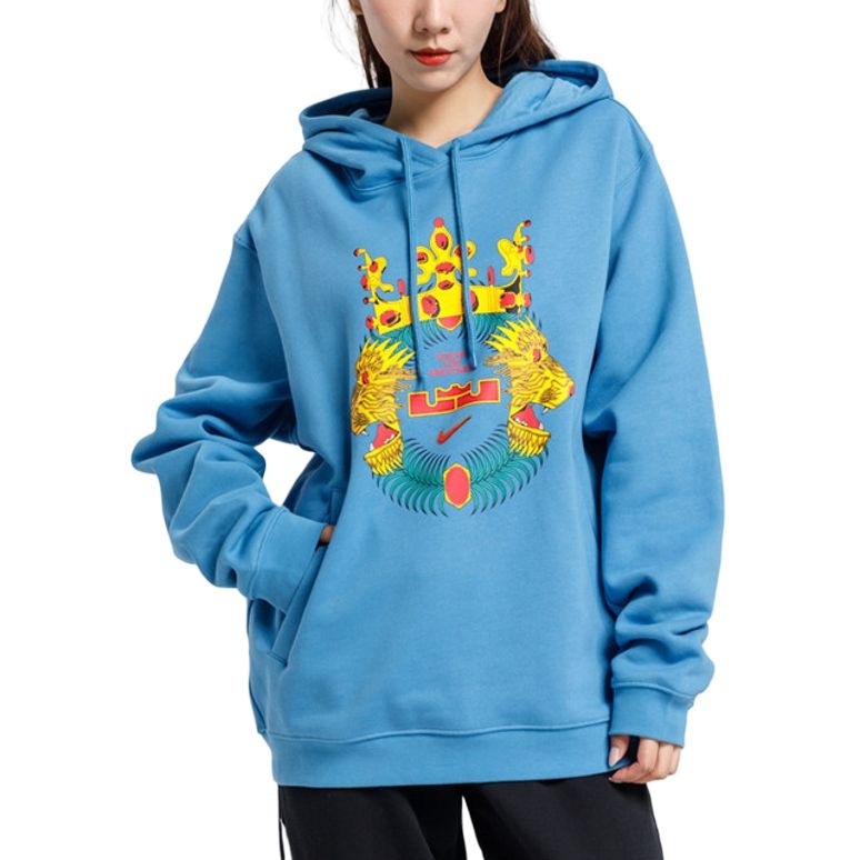 Nike LeBron Hoodie Blue — фото 2