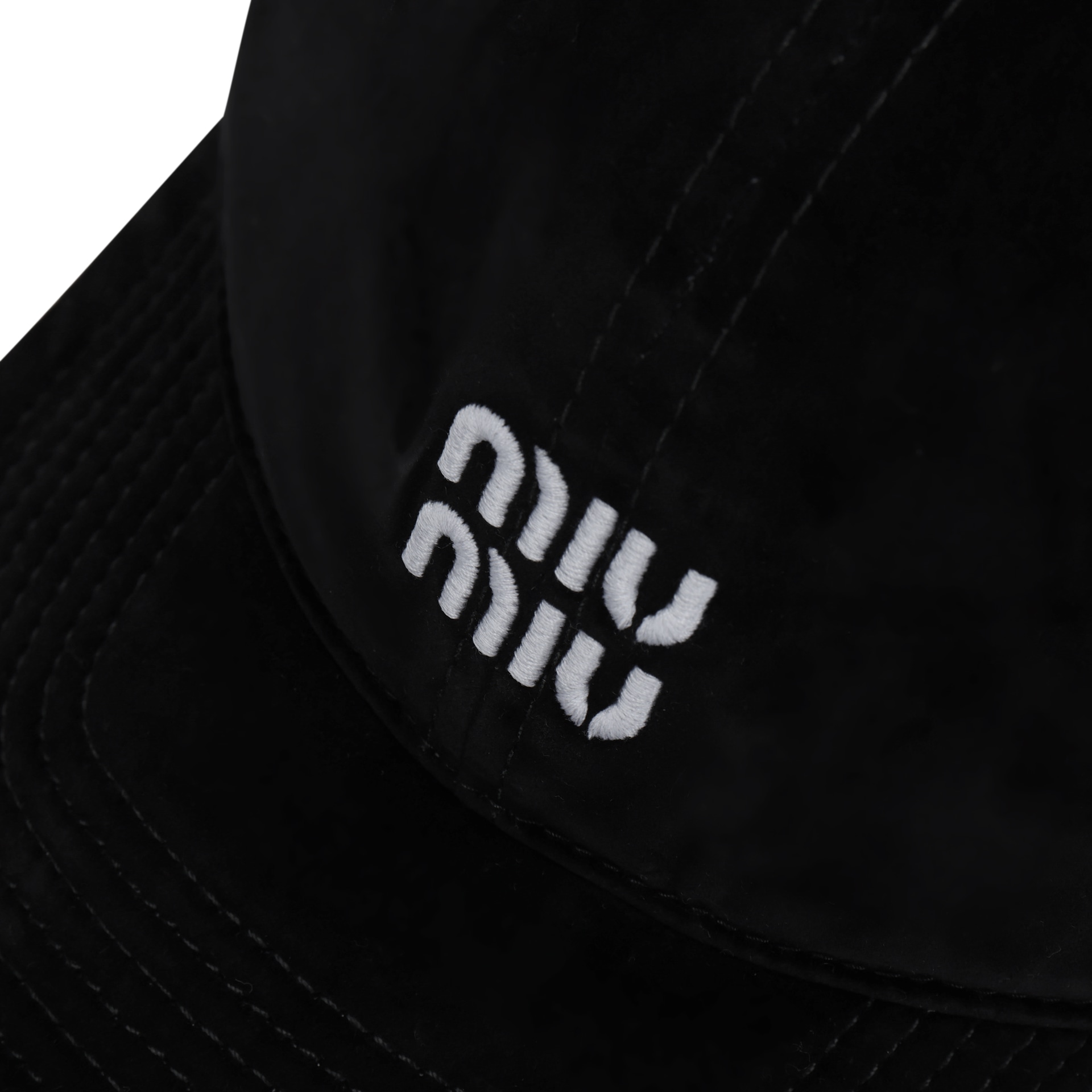 Miu Miu Logo Cotton Cap — фото 4
