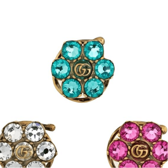 Gucci Floral Stud Earrings — фото 2