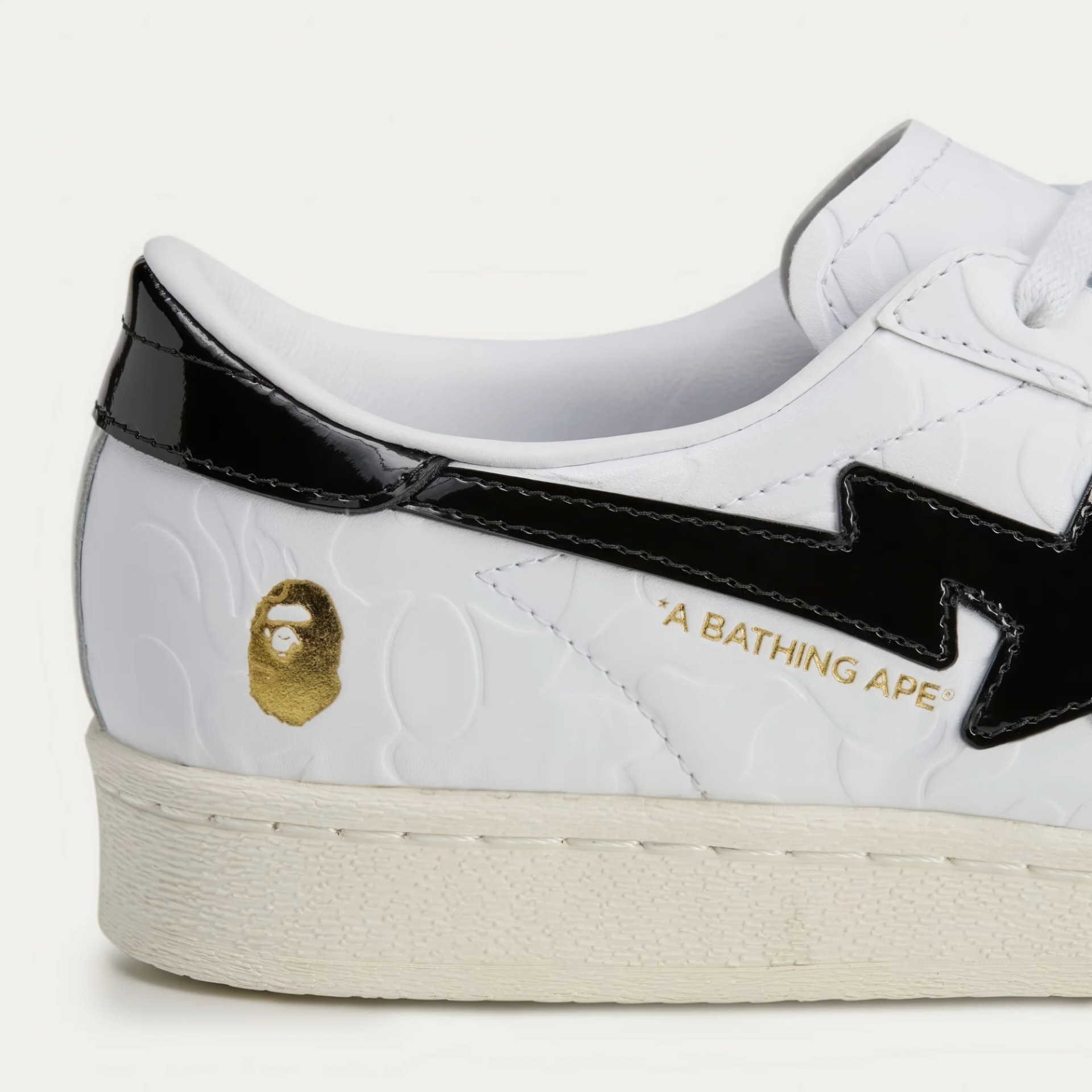 Adidas BAPE x Adidas Superstar "White" — фото 6