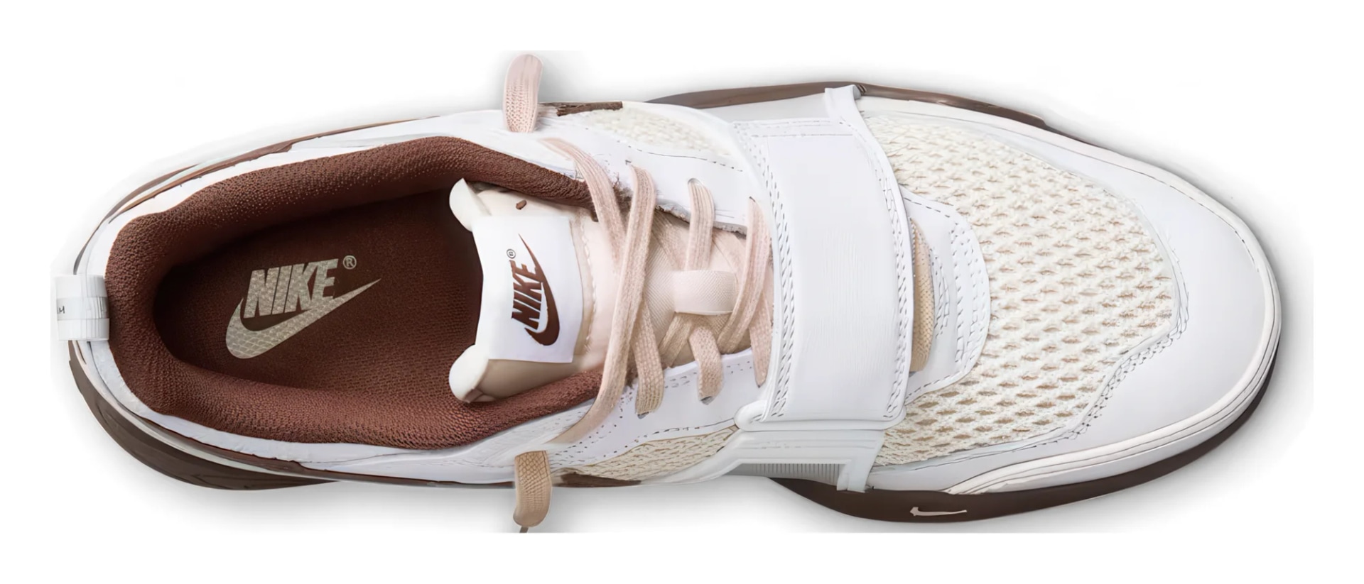 Nike Travis Scott x Nike ZOOM Field JAXX "White/Light Chocolate" — фото 1