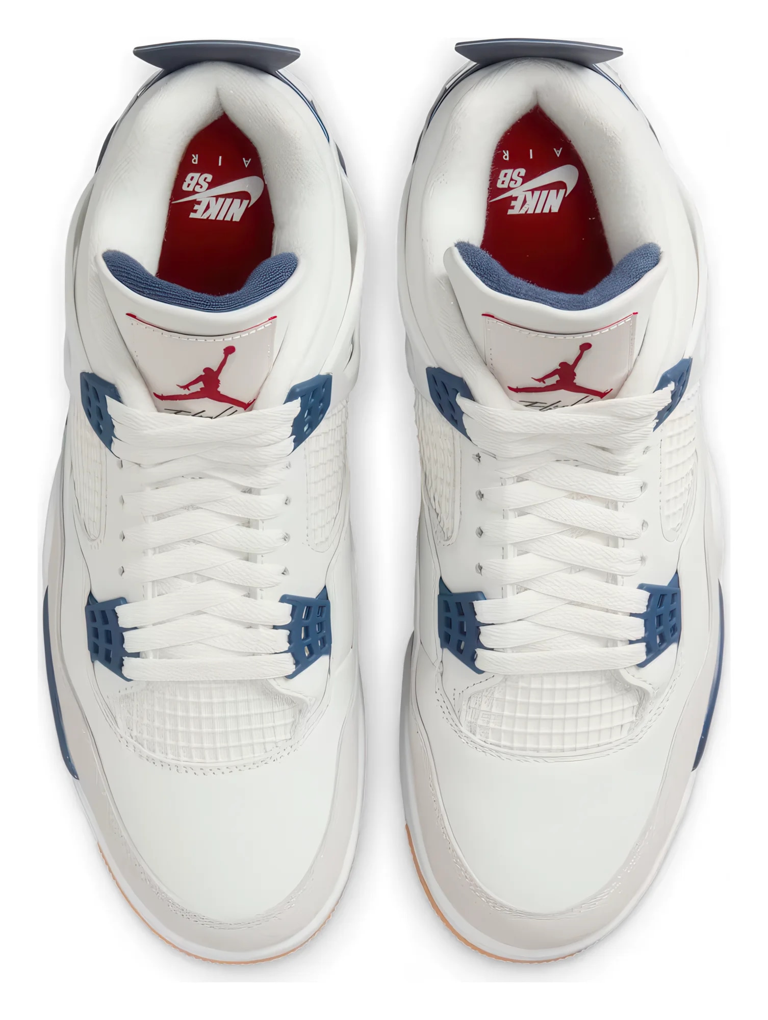 Jordan Nike SB x Air Jordan 4 "Navy" — фото 7